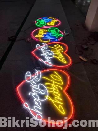 LED Acrylic Neon Sign Board, For Advertising in Dhaka BD